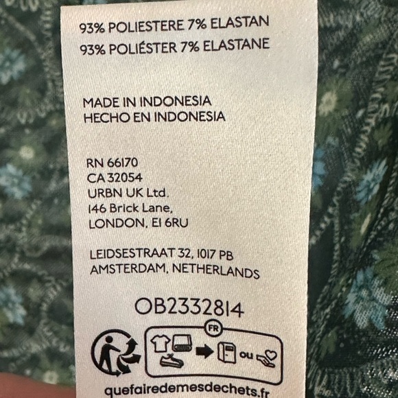 Anthropologie Green Vintage Floral Top- Size Small - Boho - Cottage Core - Picture 6 of 16